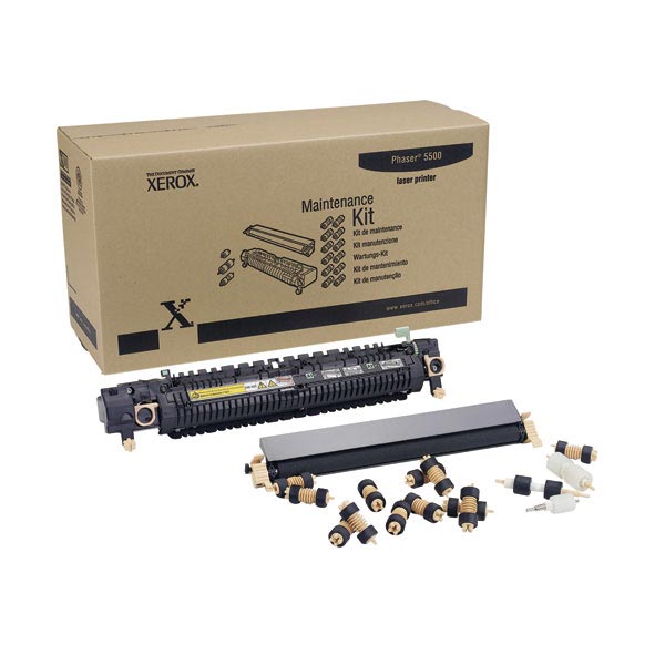 Xerox Phaser 5500, 5550 Maintenance Kit (110V) (Includes Fuser, Transfer Roller, 15 Feed Rollers) (300,000 Yield)