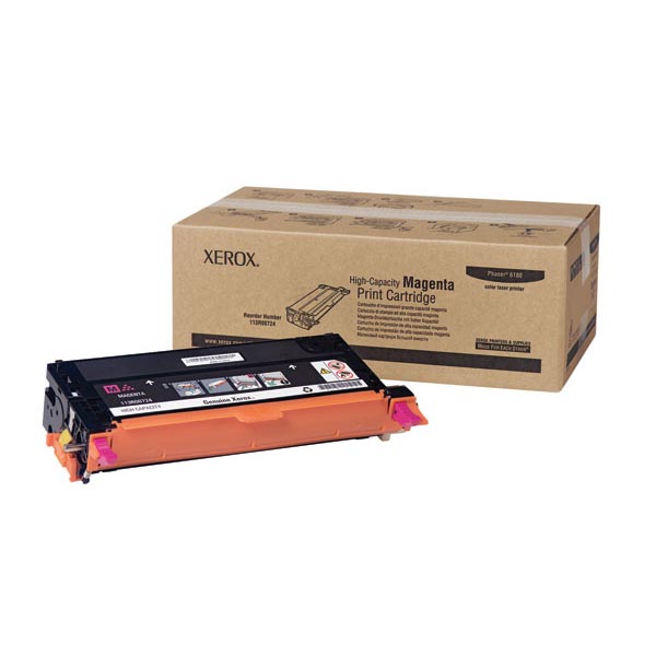 Xerox Phaser 6180 High Capacity Magenta Toner Cartridge (6,000 Yield)