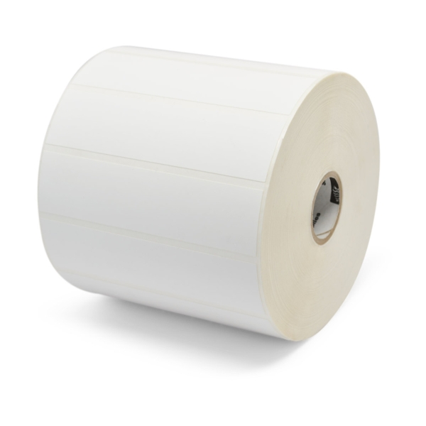 Zebra TT Label, Paper (4" x 1.375") Z-Select 4000T, High Performance Coated, Permanent Adhesive (1" Core) (1,936/Roll) (4 Rolls/Ctn) (Plain)