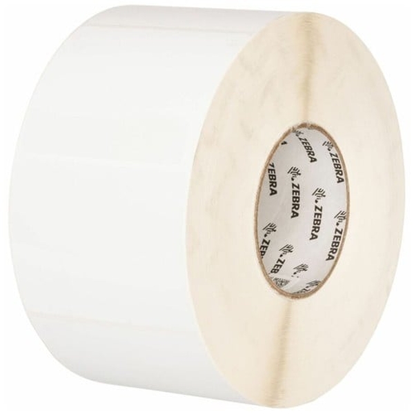 Zebra Thermal Transfer Label, Paper (4" x 3") Z-Perform 1500T (3" Core) (Coated) (Permanent Adhesive) (RFID) (Plain) (1 Case)