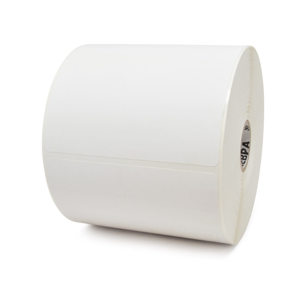 Zebra Thermal Transfer Label, Paper (4" x 6") Z-Perform 1500T (3" Core) (200/Roll) (2 Rolls/Ctn) (Coated) (Permanent Acrylic Adhesive) (RFID) (Plain)