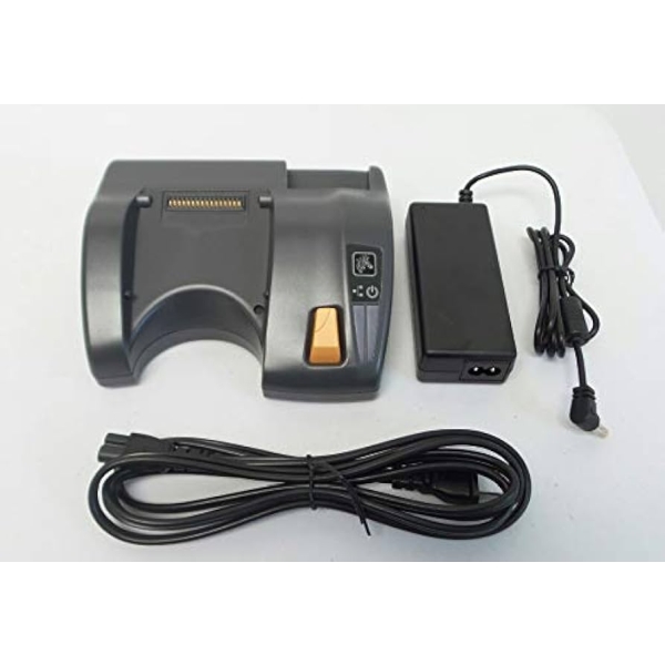 Zebra QLn/ZQ6-EC Single bay Ethernet/charging cradle with AC adapter and US power plug (type A)