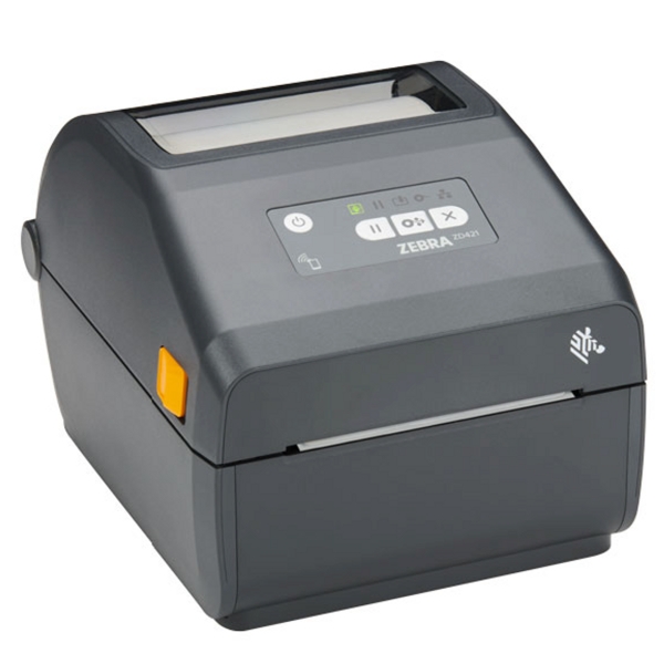 Zebra Direct Thermal Printer ZD421; 300 dpi, USB, USB Host, Ethernet, BTLE5, US Cord, Swiss Font, EZPL
