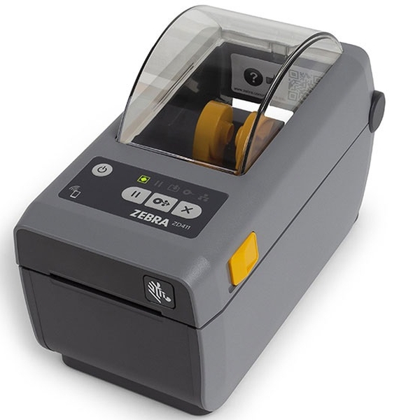 Zebra Direct Thermal Printer ZD411, Healthcare; 300 dpi, USB, USB Host, Ethernet, BTLE5, US Cord, Swiss Font, EZPL