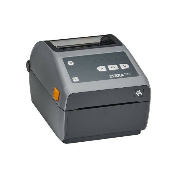 Zebra Direct Thermal Printer ZD621; 203 dpi, USB, USB Host, Ethernet, Serial, BTLE5, US Cord, Swiss Font, EZPL