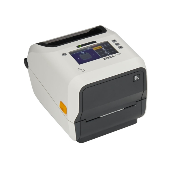 Zebra Thermal Transfer Printer (74/300M) ZD621, Healthcare, Color Touch LCD; 203 dpi, USB, USB Host, Ethernet, Serial, BTLE5, US Cord, Swiss Font, EZPL
