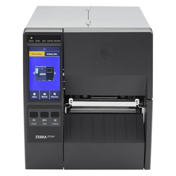 Zebra TT Printer ZT231; 4", 203 dpi, Tear, US Cord, USB, Serial, Ethernet, BTLE, USB Host, EZPL