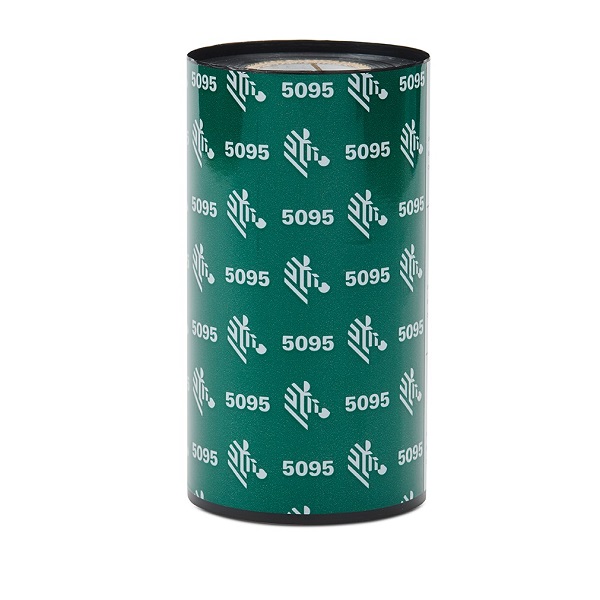 Zebra Thermal Transfer Ribbon Resin (6.85" x 1476') 5095 High Performance (1" Core) (6 Rolls/Ctn)