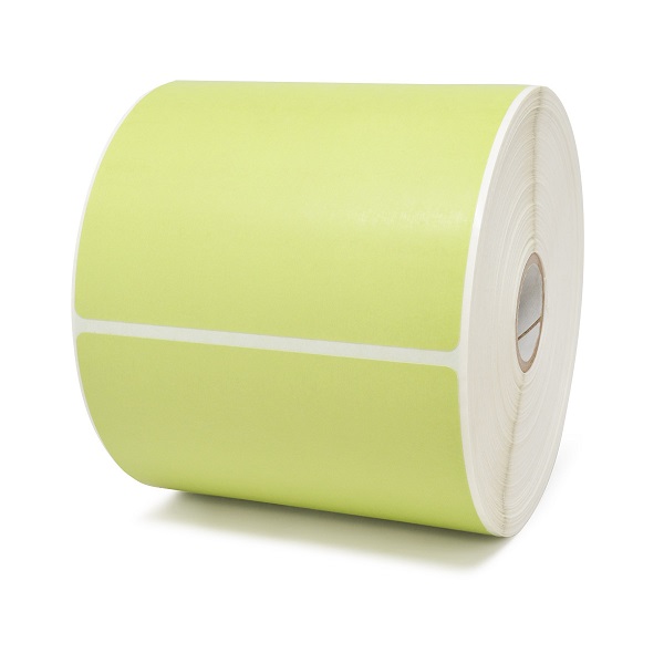 Zebra Direct Thermal Label, Paper (4" x 6") Z-Perform 2000D Floodcoated (Green) (1" Core) (430/Roll) (6 Rolls/Ctn) (Top Coated Paper) (Perforated) (5" Outer) (All-Temp Permanent Adhesive)