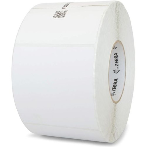 Zebra Direct Thermal Label Paper (3" x 1") Z-Perform 1000D (0.75" Core) (430/Roll) (36 Rolls/Ctn) (Non Coated Paper) (Perforated) (2.25" Outer) (Permanent Acrylic Adhesive) (White)