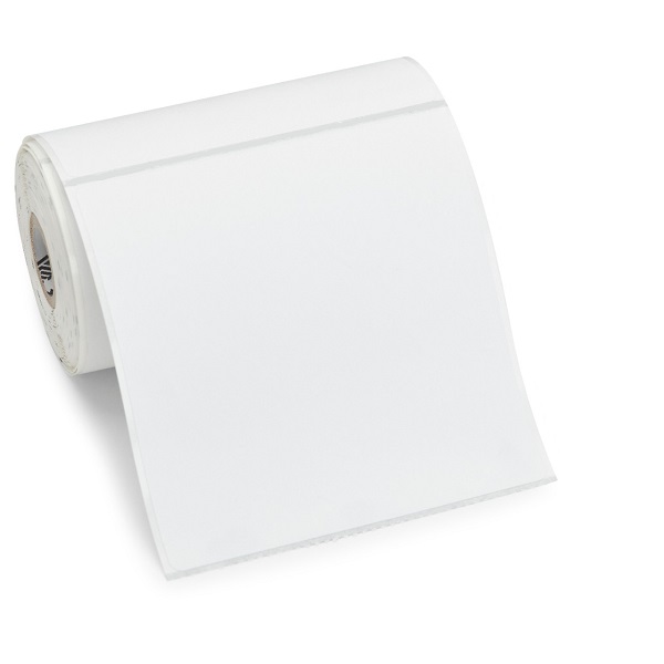 Zebra Direct Thermal Label, Paper (4" x 6") Z-Essentials 500D (0.75" Core) (Uncoated) (Permanent Acrylic Adhesive) (115 Labels/Roll) (36 Rolls/Ctn)