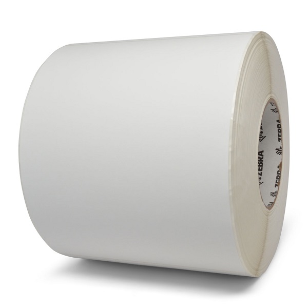 Zebra Thermal Transfer Label, Paper (6" x 8") Z-Select 4000T (3" Core) (690/Roll) (2 Rolls/Ctn) (Top Coated Paper) (Perforated) (8" Outer) (Permanent Acrylic Adhesive) (White)