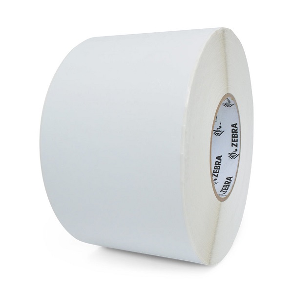 Zebra Thermal Transfer Label, Paper (4" x 5,592") Z-Select 4000T (3" Core) (466'/Roll) (4 Rolls/Ctn) (Top Coated Paper) (8" Outer) (Permanent Acrylic Adhesive) (White)
