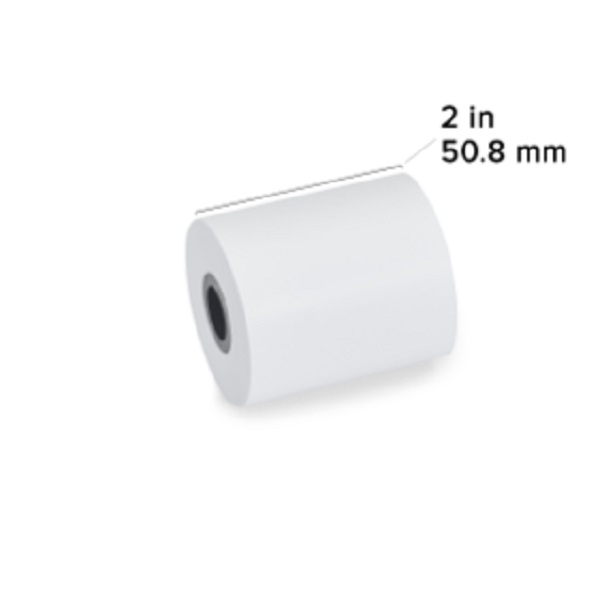 Zebra Direct Thermal 3.2 mil Receipt Paper (2" x 81.25') Z-Select 4000D (0.75" Core) (36 Rolls/Ctn) (Top Coated Paper) (Perforated) (2.25" Outer) (No Adhesive/Receipt) (White)